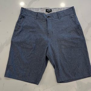 Trunks multifunctional mens shorts size 33 in blue.